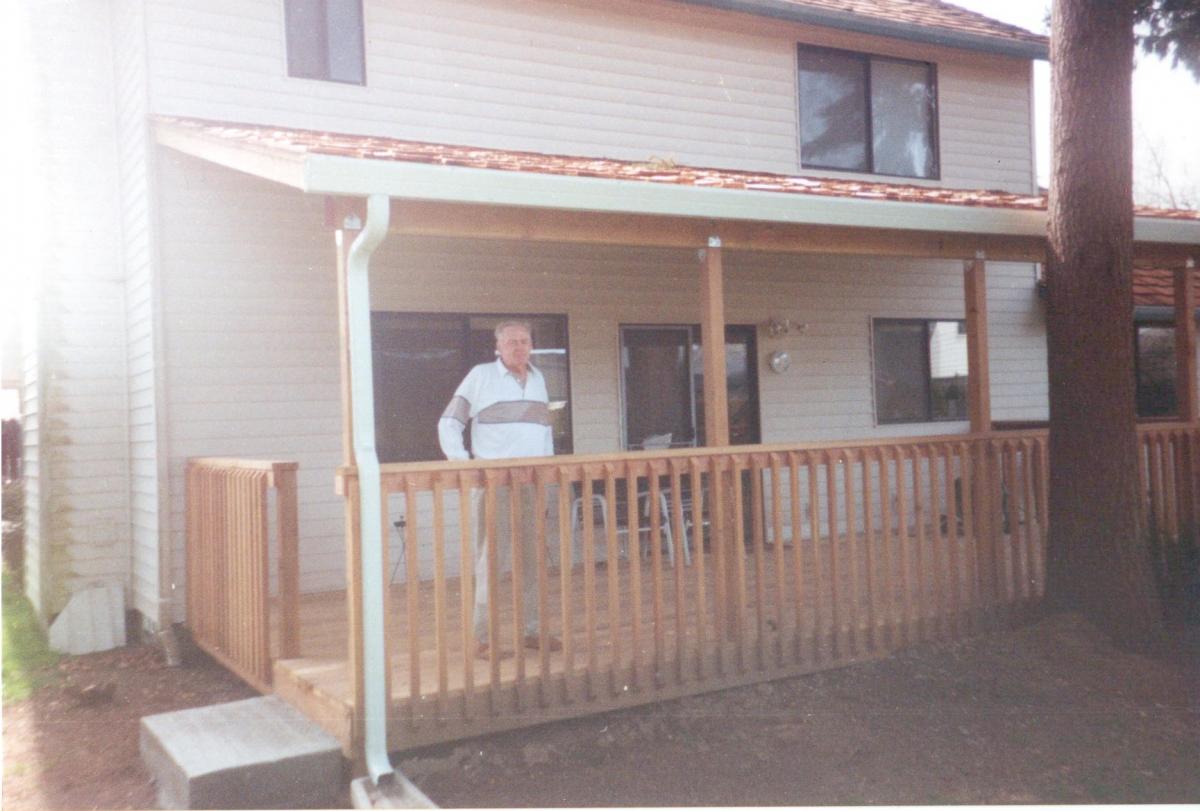 Shed Style Patio Cover w/Cedar Shakes 