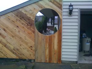 Cedar Siding Fence  